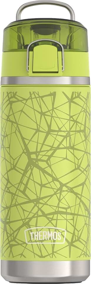 THERMOS ICON 18 oz Leak‑Proof Insulated Water Bottle with Spout, Keeps Drinks Cold 16 Hours, Carry Handle, Dishwasher Safe, Great for Travel, Work, School and Sports, Sports Web