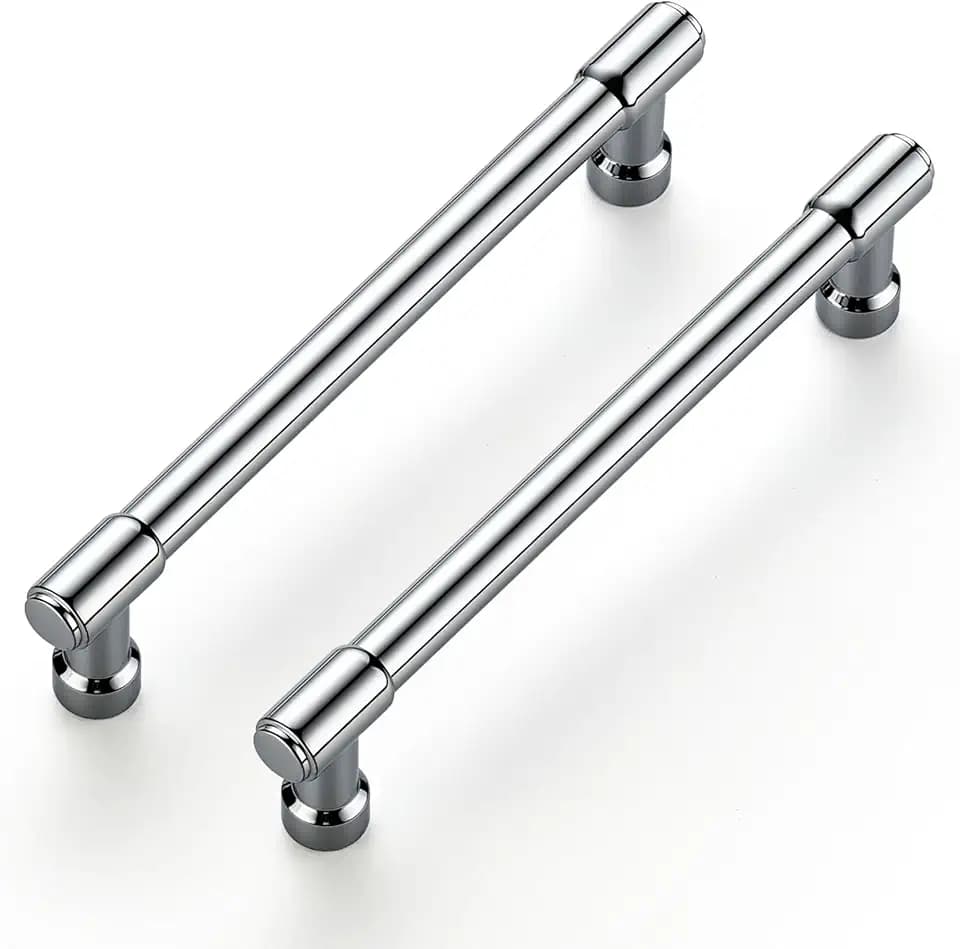 Ravinte Polished Chrome Kitchen Pulls Cabinet Handles 5 Inch 20 Pack