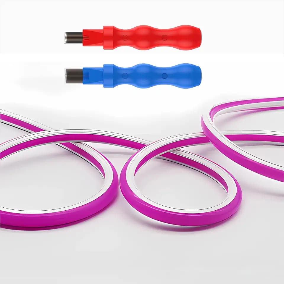 JARBIH 16.4ft 8mm Separated Neon Flexible LED Light Strip Cover,Wear Free