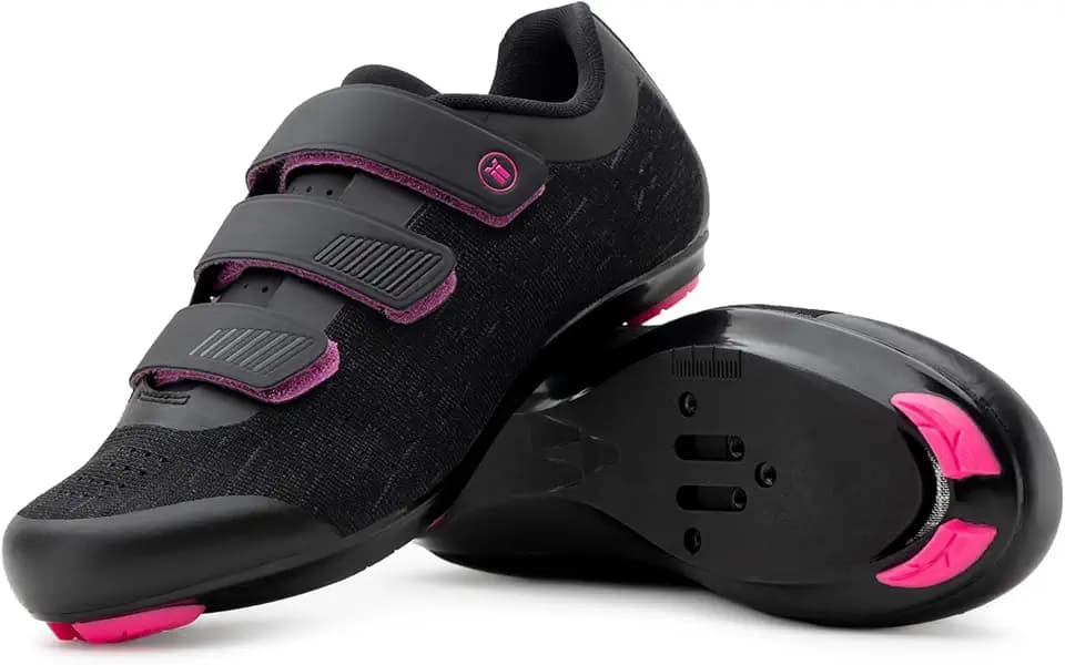 Tommaso Pista SPD & Peloton Shoes for Women—2 in 1—Fit for Peloton, Spin & Indoor Bikes—Install Your Own Delta or SPD Cleats Essential Bike Accessories for Cyclebar & Soulcycle
