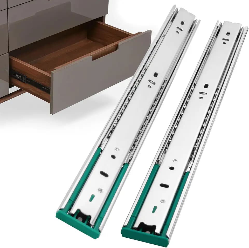 homdiy 10 Pairs Soft Close Drawer Slides 20 Inch Heavy Duty Side Mount Rail