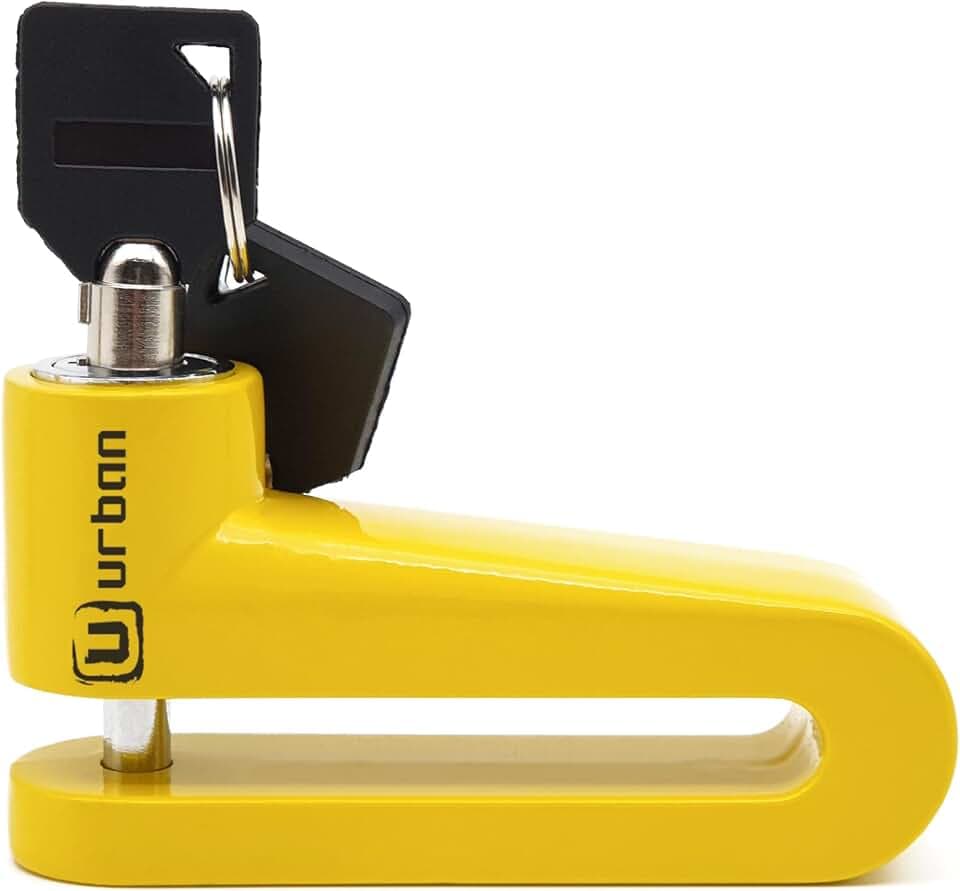 URBAN 560A Bremsscheibenschloss Diebstahlsicherung ø7 Universal für Motorrad Scooter Fahrrad Roller + Geschenk Transporttasche