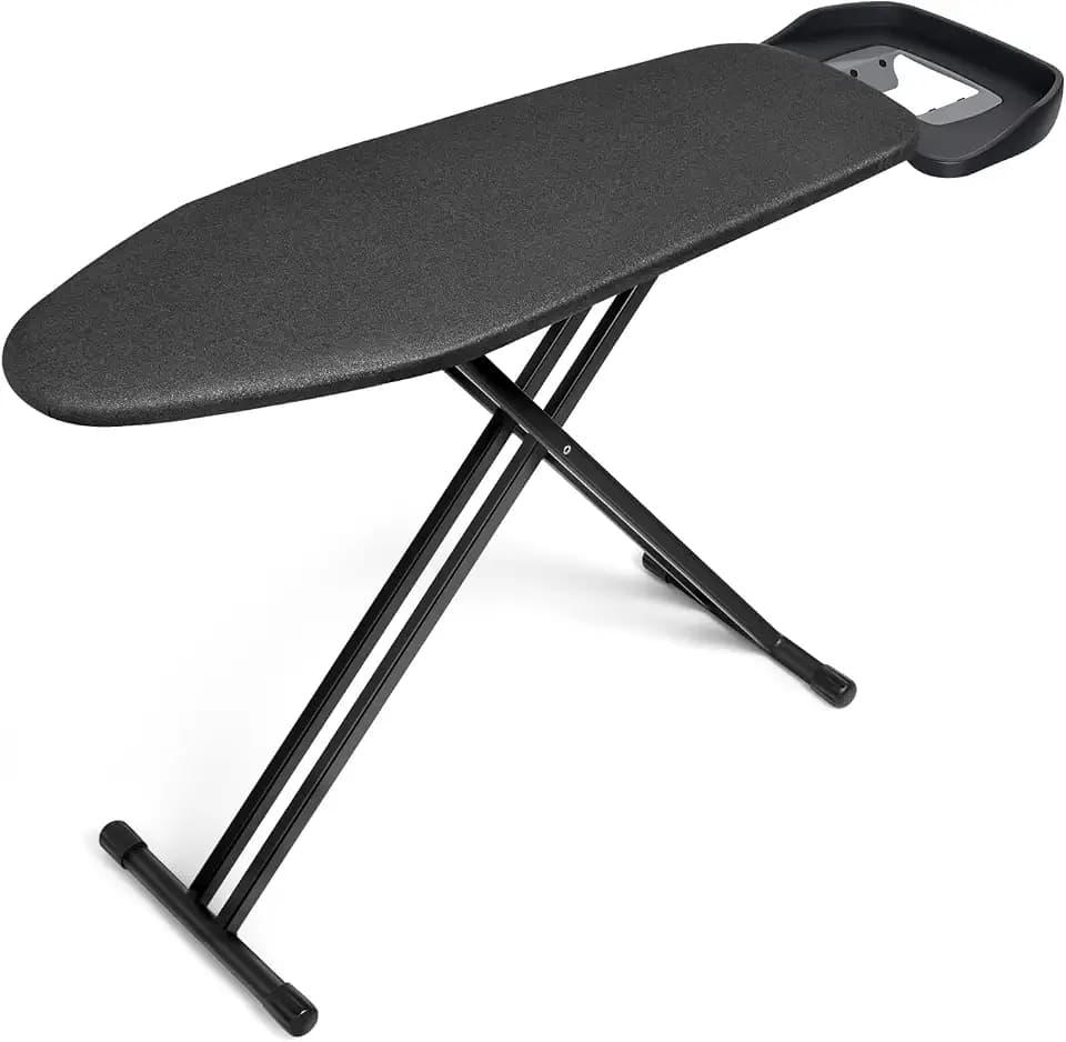 Duwee 16"×46" Extra Wide Ironing Board with Retractable Iron Rest,Black
