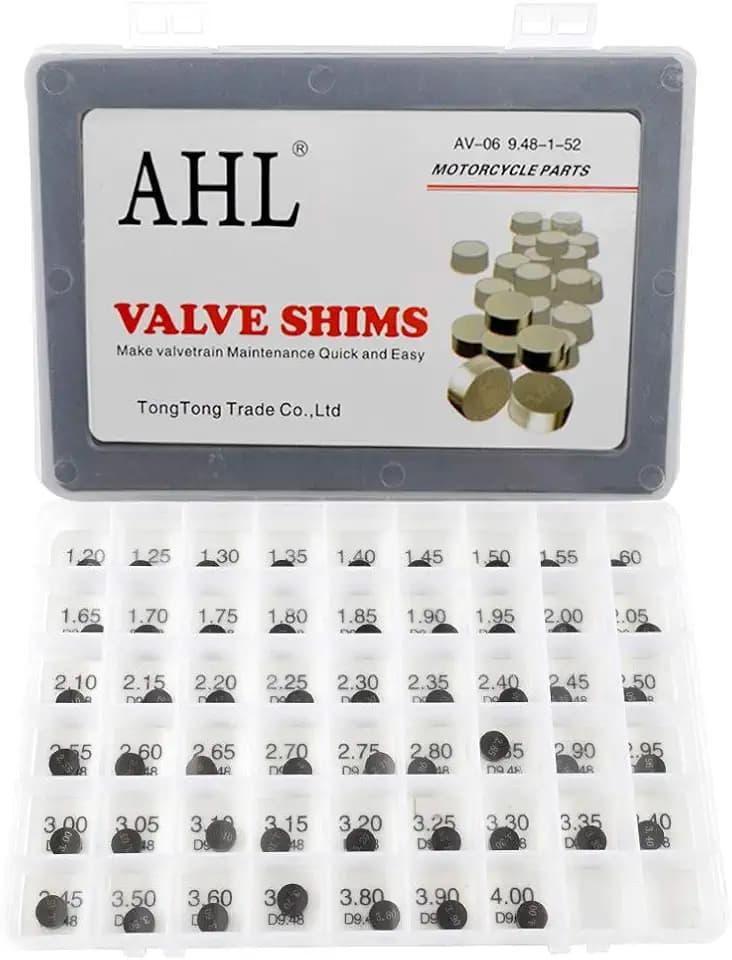AHL 9.48mm 52pcs 1.20-4.00mm ventil shim ventile einstellen für Polaris Outlaw 500 2006-2007