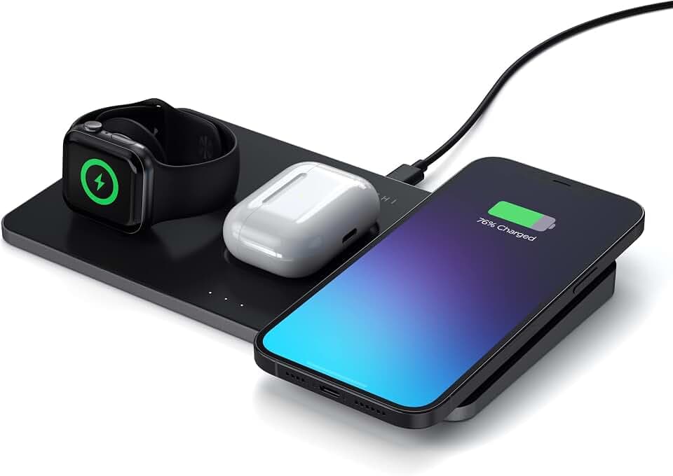 SATECHI Trio 3-in-1-MagSafe-Ladestation für iPhone