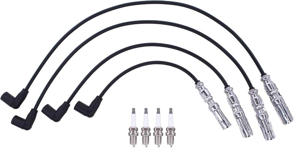 Zündkerzen Zündkabel Satz für Passat B5 Transporter T5 Multi-van Golf 4