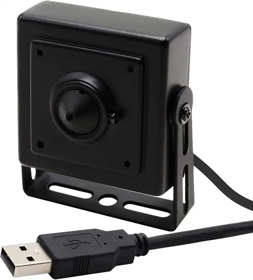 Svpro 1080P USB Kamera mit Pinhole 3.7mm Objektiv, 0.01lux Low Light, H.264 PC Computer Machine Vision Sicherheitskamera für Windows,Mac,Linux,Android