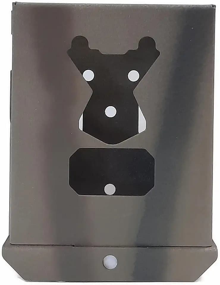 Steel Lock Box Protective Case Compatible with Spypoint Flex-S and Flex-S-Dark Solar Panel Trail Camera Security