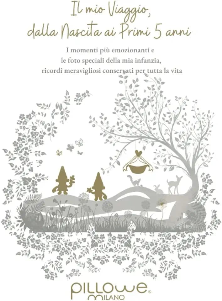 Il Mio Viaggio dalla Nascita ai Primi 5 Anni: Libro Nascita Bimbo, Diario dei Ricordi, Neutro, Con Spazi Per Note E Fotografie, idea Regalo Nascita, Regalo Neomamma, Regali neonato