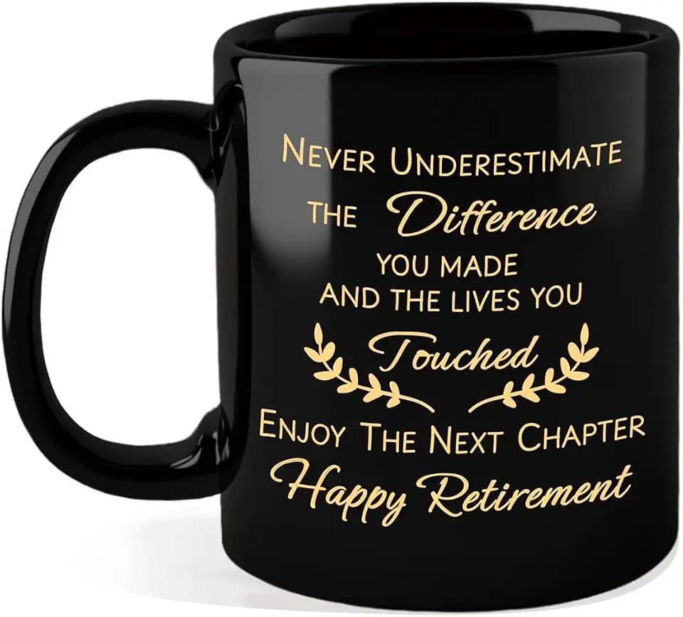 Retirement Gifts for Men Women 2026, Happy Retirement Mug