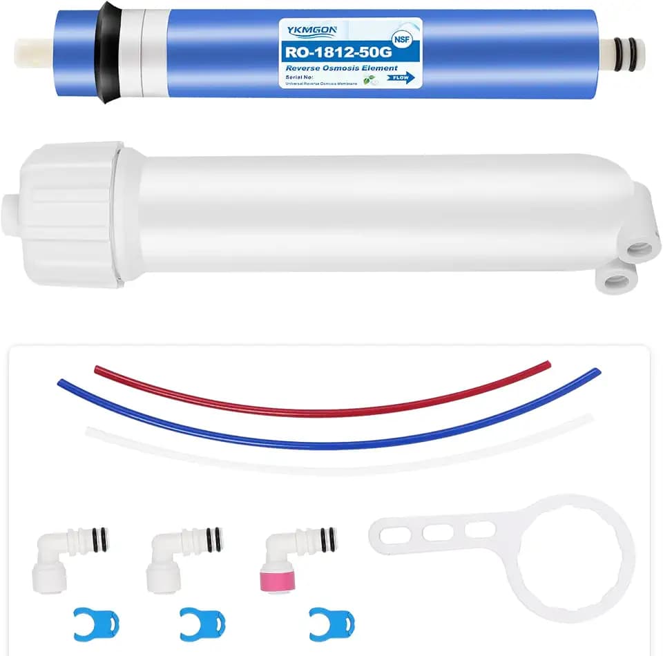 1812-50GPD Reverse Osmosis Membrane Kit with Housing