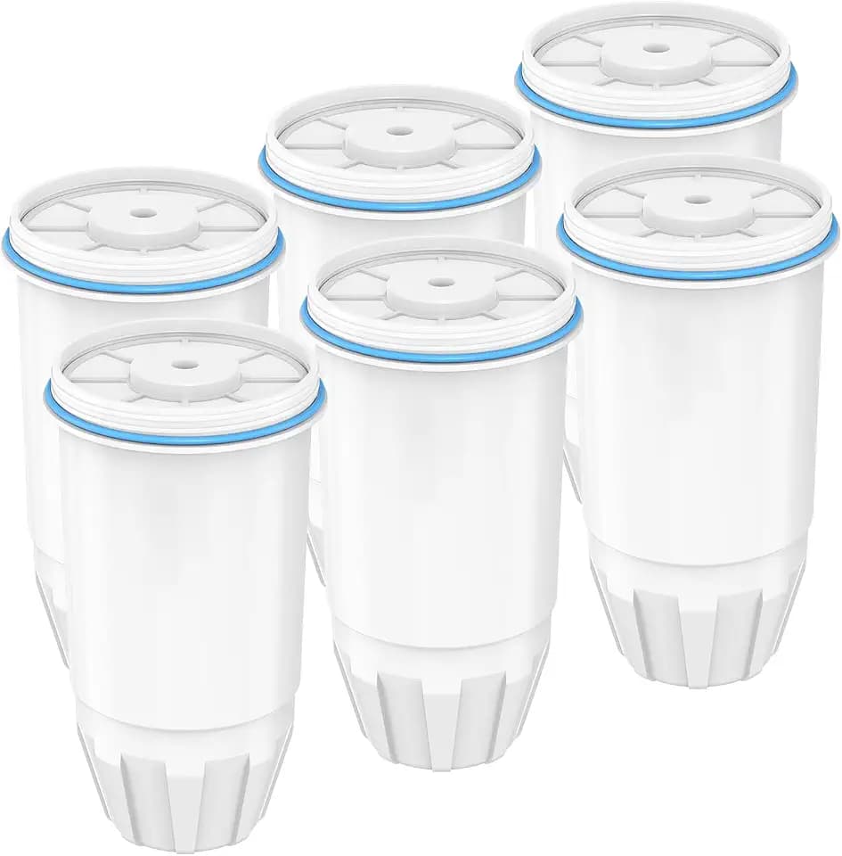 Water Filter Replacement fit for Zero Pitcher and Dispenser, 6 Pack