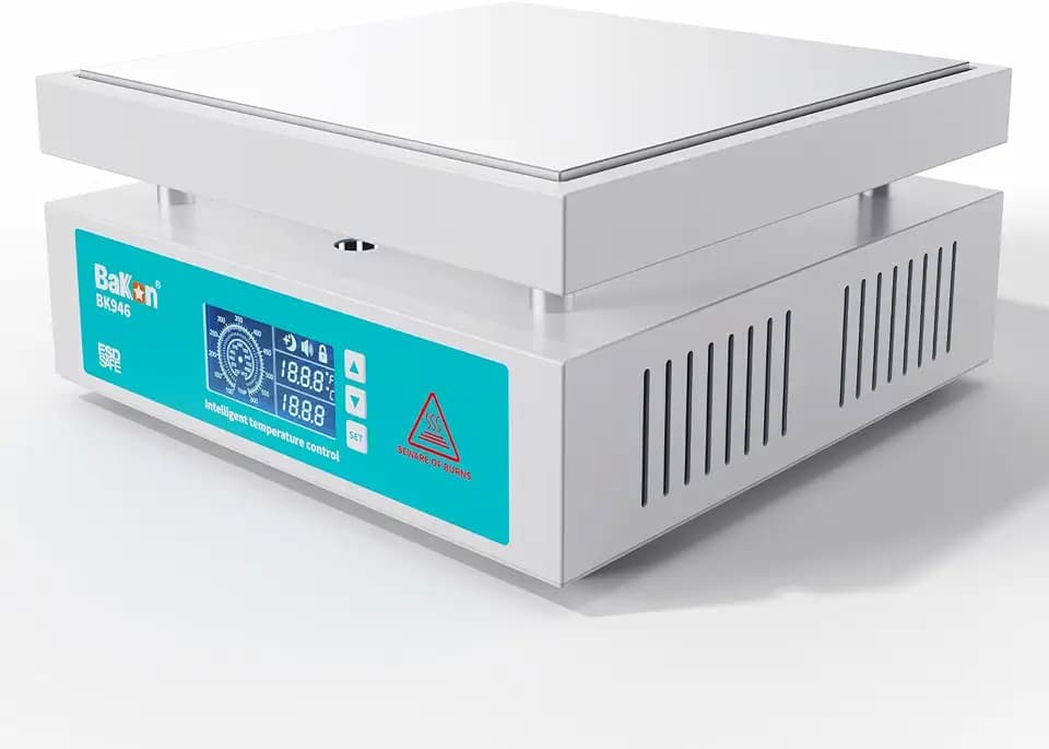 650W Solder Hot Plate Electric, Electronic Component Repair Preheating Table, Laboratory Heating Plates & Electronic Soldering Rework, Temperature Stability (BK946)