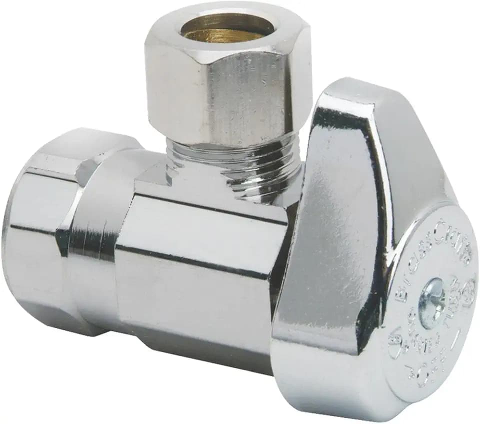 Brass Craft G2R17X CD Brass Water Supply Line Valves, 1/2" FIP x 3/8" OD CMP