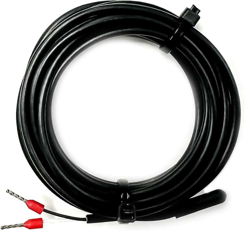 Floor Heat Temperature Sensor Probe NTC 10kohm Probe, Suitable for Most Floor Heated Warm System Universal Compatible with Honeywell Aube Ditra NuHeat and Most Brands