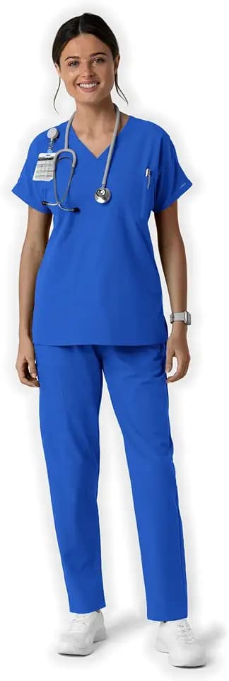 Wink Women's Women's Drop Shoulder Tunic Scrub Top