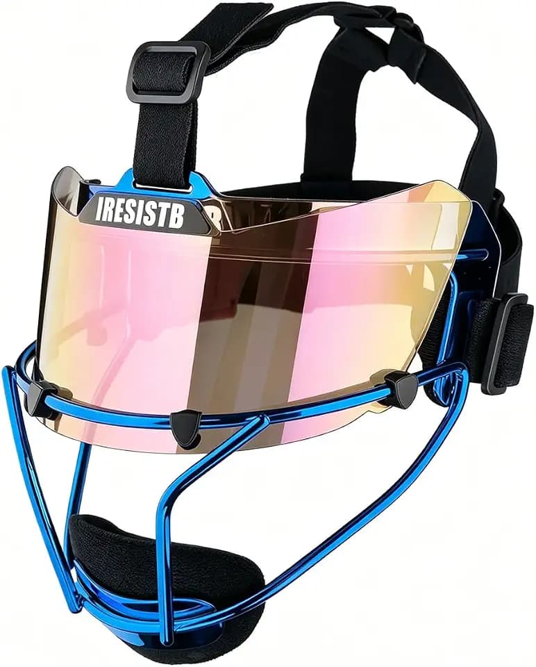 Defense Softball Face Mask Wide Field Vision fit All Ages - Durable and Safety Softball Face Mask Sets.