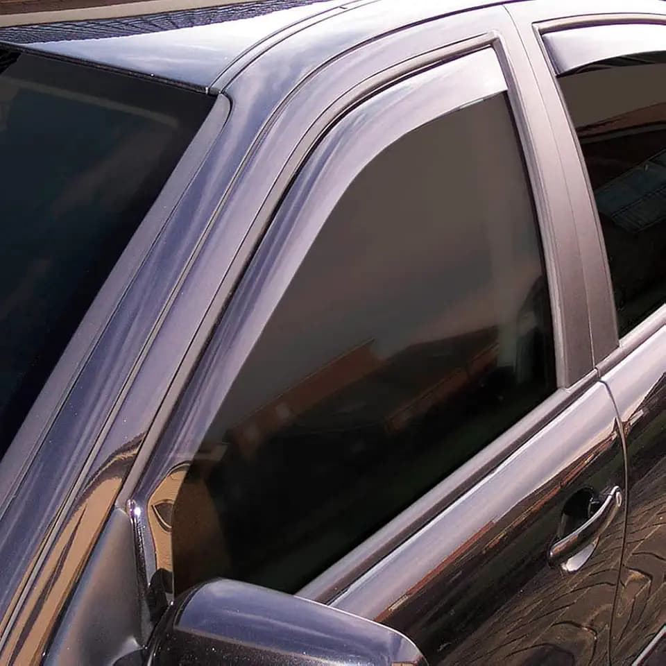 Vordere Windabweiser (1 Set) für die Fahrer und Beifahrerseite-CLS003P0221D passend für Dacia Jogger Kombi/SW, TYP DJF, 5-Door, 2022- Dunkles Material