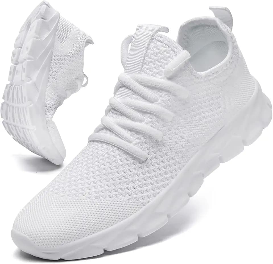 Linenghs Womens Sneakers Non Slip Tennis Running Shoes Daily Walking Shoe