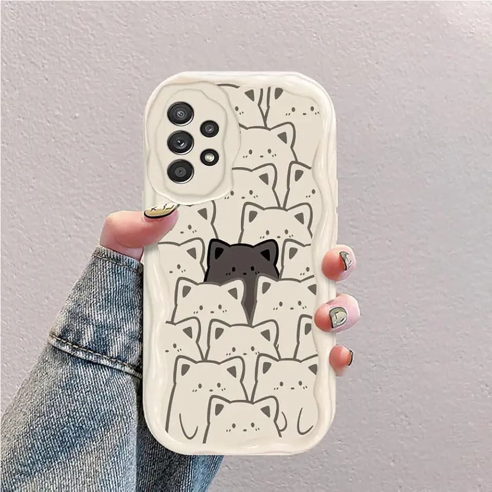 Hülle Kompatibel mit Samsung Galaxy A72 Weiß