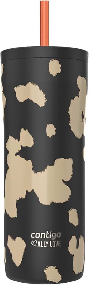 Contigo Streeterville 2.0 Stainless Steel Travel Tumbler, Licorice, 24 Oz