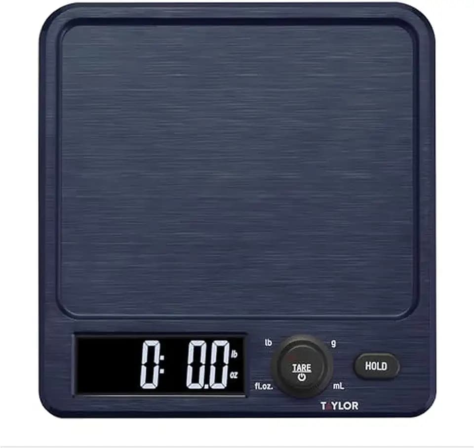 Taylor Digital Kitchen Scale with Antimicrobial Surface - 11 lb Max Cap