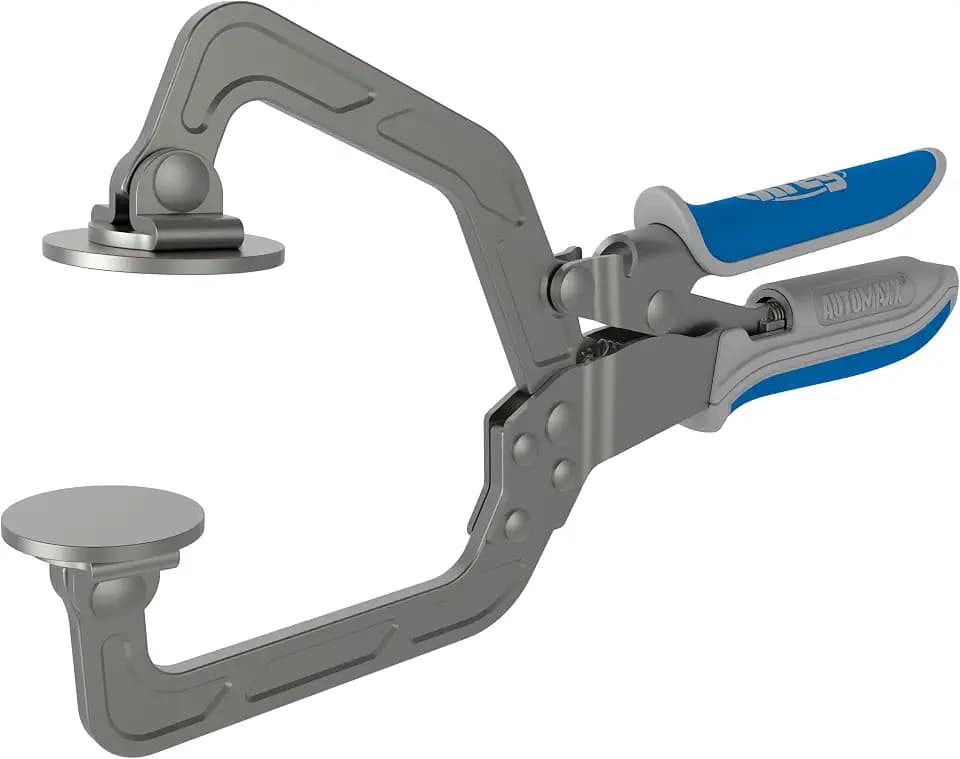 Kreg Wood Project Clamp, Auto-Adjust Woodworking Clamp, KHC3, 3 Inch Reach