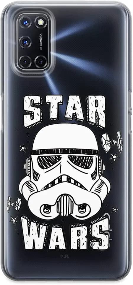 ERT GROUP Handyhülle für Oppo A92/ A72/ A52 Original und offiziell Lizenziertes Star Wars Muster Stormtrooper 013 optimal an die Form des Handy angepasst, teilweise transparent