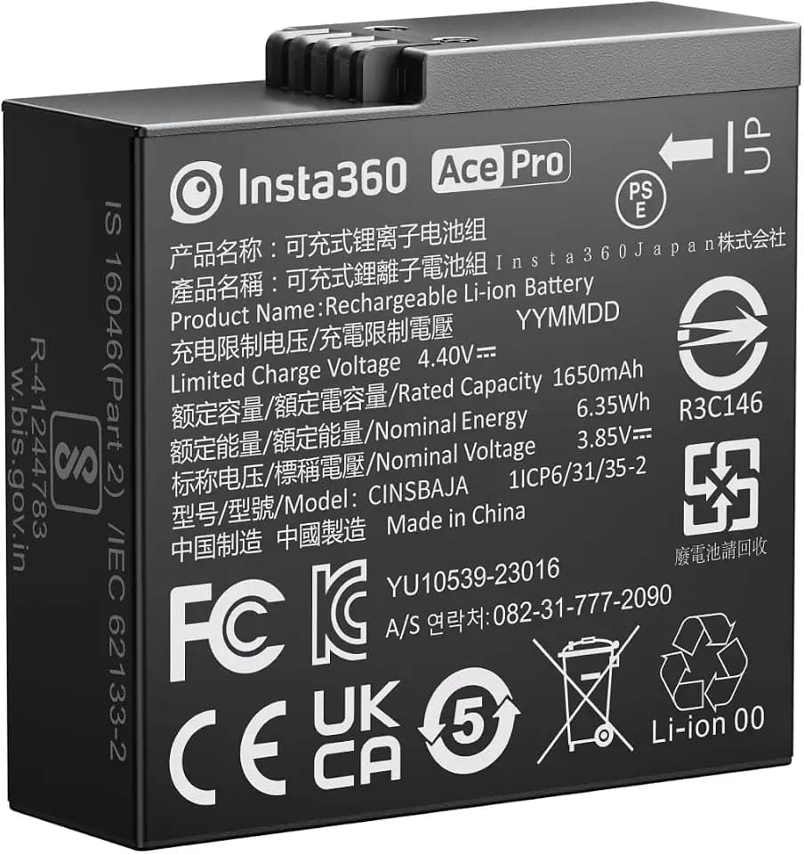 Insta360 Ace/Ace Pro Battery Pack for Ace Camera