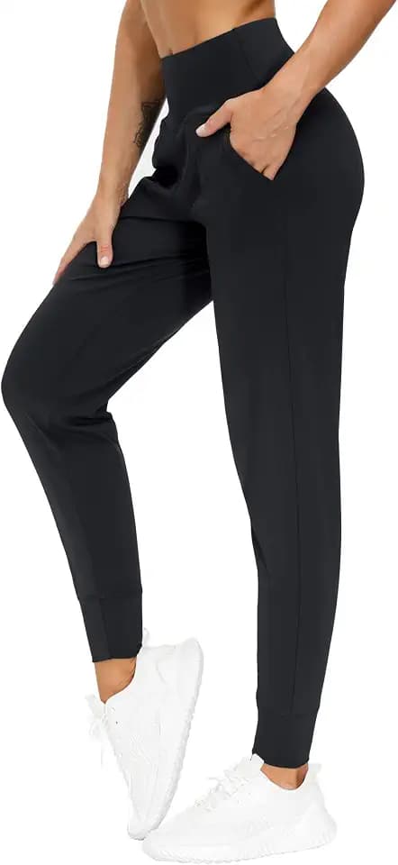 THE GYM PEOPLE Women's Workout Joggers Pants Lightweight Lounge Leggings