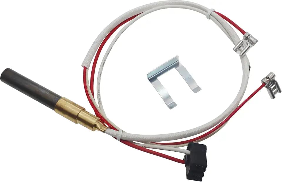 METER STAR Minivolt Thermopile 100112330 Replacement for Gas Water Heaters - Compatible with Reliance, Whirlpool, AOSmith, Kenmore Models 9007876,9007877 - Fits 300, 301 Series