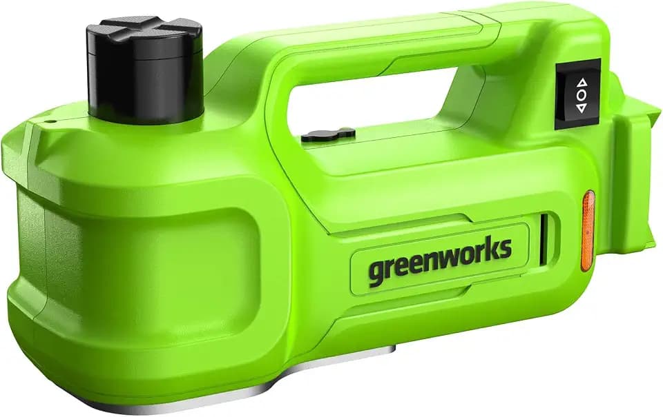 Greenworks G24JACK Akku-Jack 24V 3T Elektrische Hydraulische Hubhöhe: 6-1/8"-17-1/2" (155-445mm) Fit für die meisten Fahrzeuge OHNE AKKU und Ladegerät