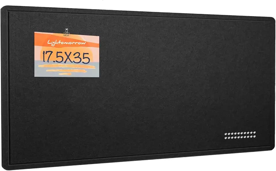 Felt Bulletin Board 35x18 inches, Decorative Pin Board for Home & Office