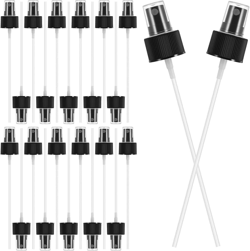 24 Pack Spray Bottle Top, Spray Bottle Nozzle Replacement
