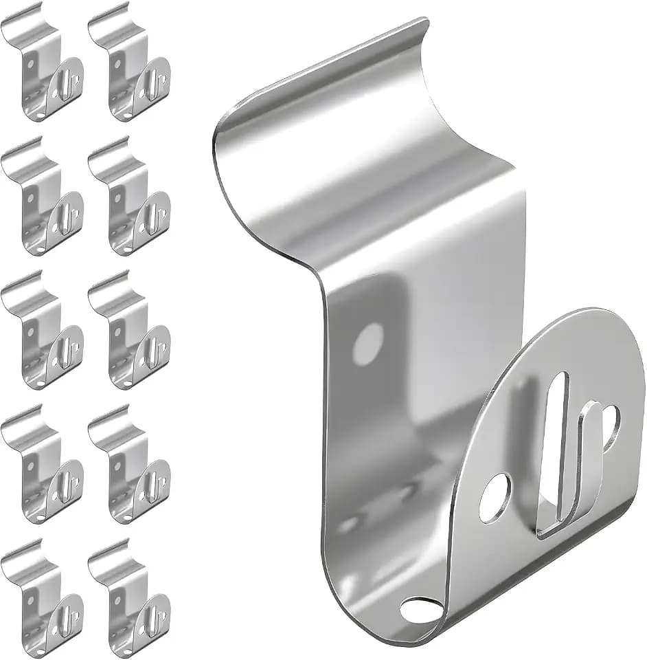 Goabroa Vinyl Siding Hooks, Heavy Duty Vinyl Siding Clips, 10 Pack