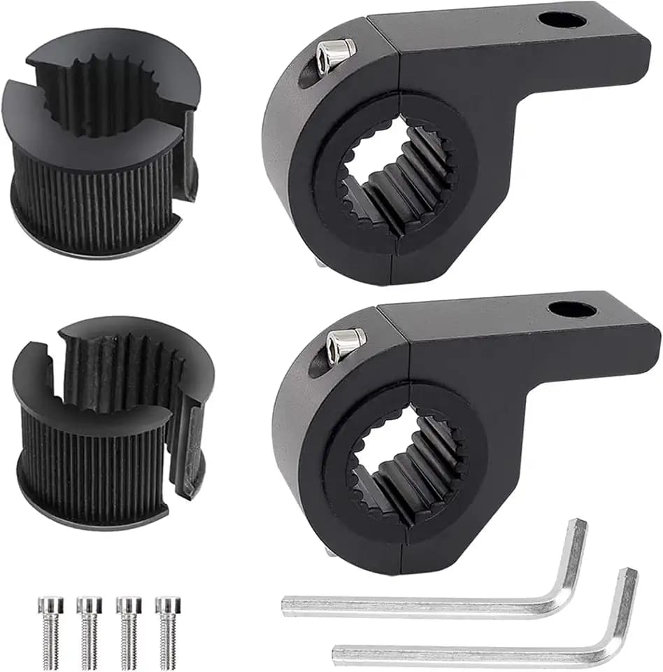 2 Stück Arbeitsleuchten Halterung Universal Light Bar Mount Bracket 19-32mm für Frontschutzbügel Geländewagen Auto LKW Motorrad Boots