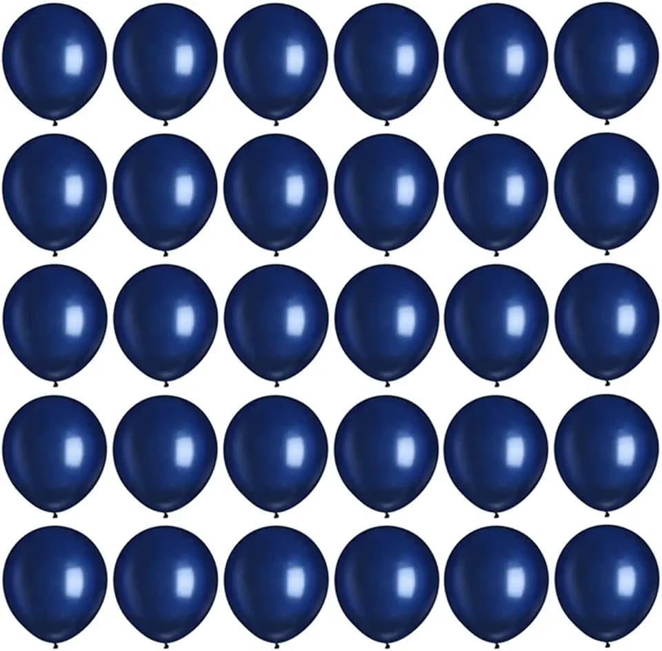 Navy Blue Balloons, 5 inch 100pcs Mini Dark Blue Latex Balloons for Birthday Wedding Baby Shower Decorations (Navy Blue)