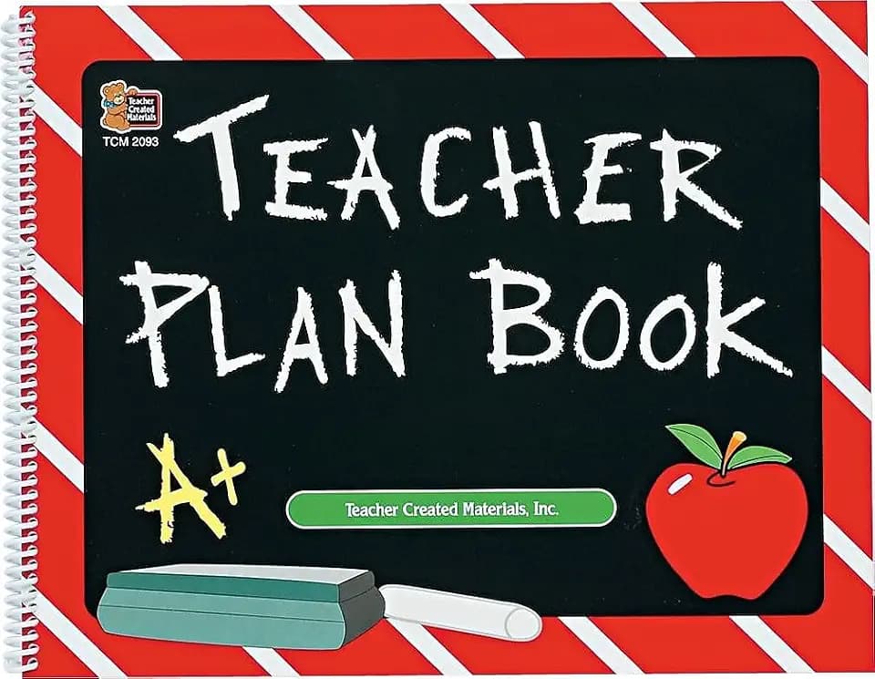 Chalkboard Teacher Plan Book