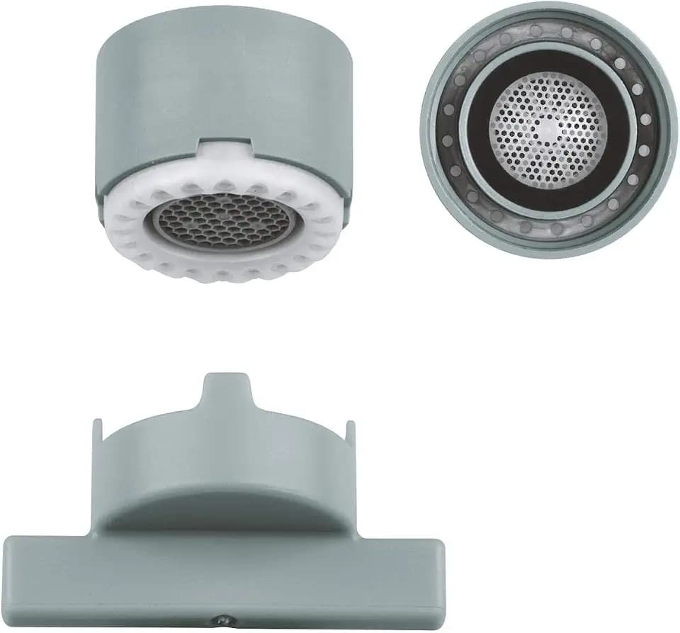 GROHE Strahlregler inklusive Demontageschlüssel (für Essence, Minta und Concetto Küchenarmaturen, keine Durchflussbegrenzung, Antikalk-System hilft bei Reinigung), 48275000