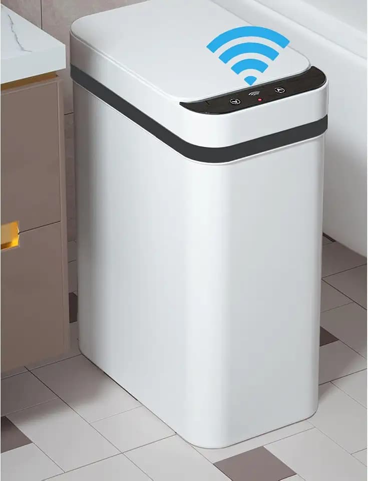 Trash Can Automatic Touchless - 4 Gallons Motion Sensor Bathroom Trash Can