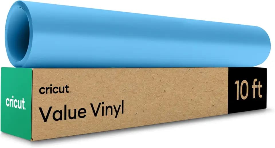 Cricut® Value Permanent Vinyl, Sky Blue (12 in x 10 ft)