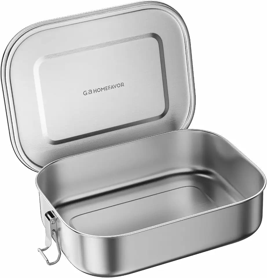 G.a HOMEFAVOR Stainless Steel Bento Lunch Box, 1400 ml/47 oz