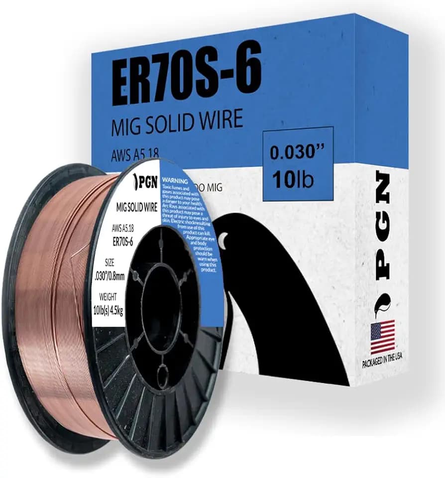 PGN ER70S-6 .030" Solid MIG Welding Wire - 10lb Spool