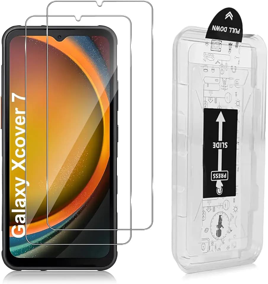 Schutzfolie für Samsung Galaxy Xcover 7 Pro/7 für Panzerglas, 2 Stück