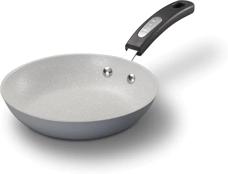 Starfrit The Rock Terra 8" (20cm) Ceramic Fry Pan, PFAS-Free, Grey