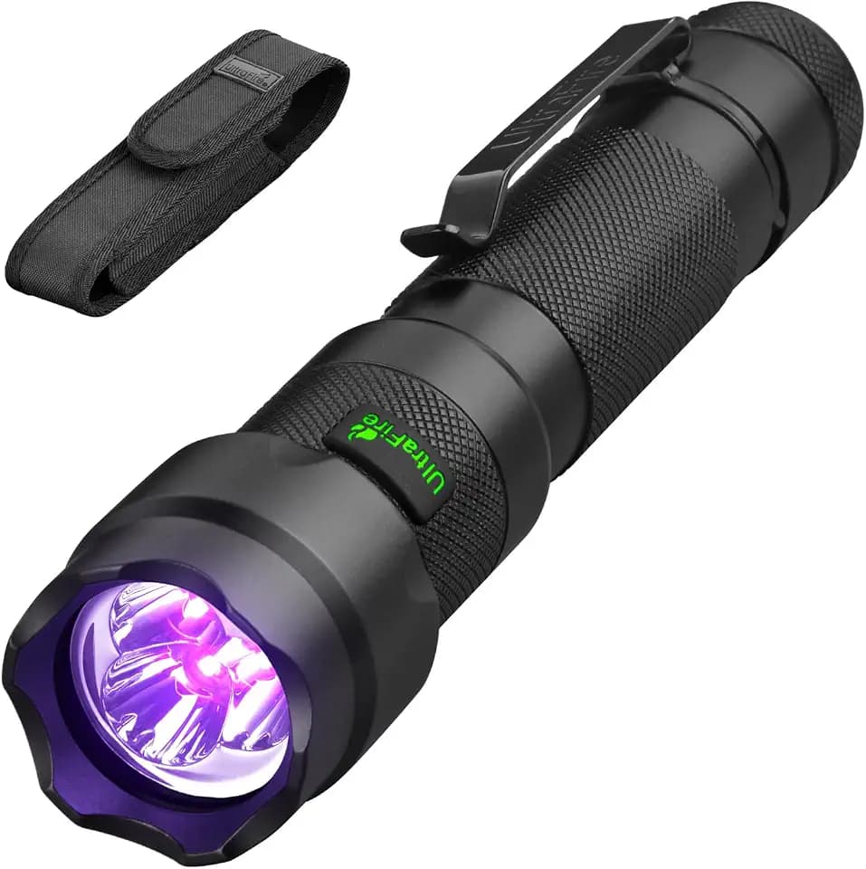 ULTRAFIRE 395nm UV Flashlight Rechargeable Black Light
