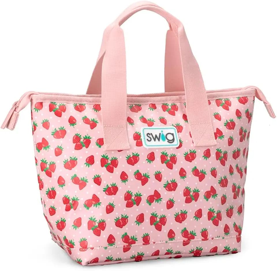Swig Life Lunchi Lunch Box, Waterproof Lunch Bag, Strawberry Shortcake