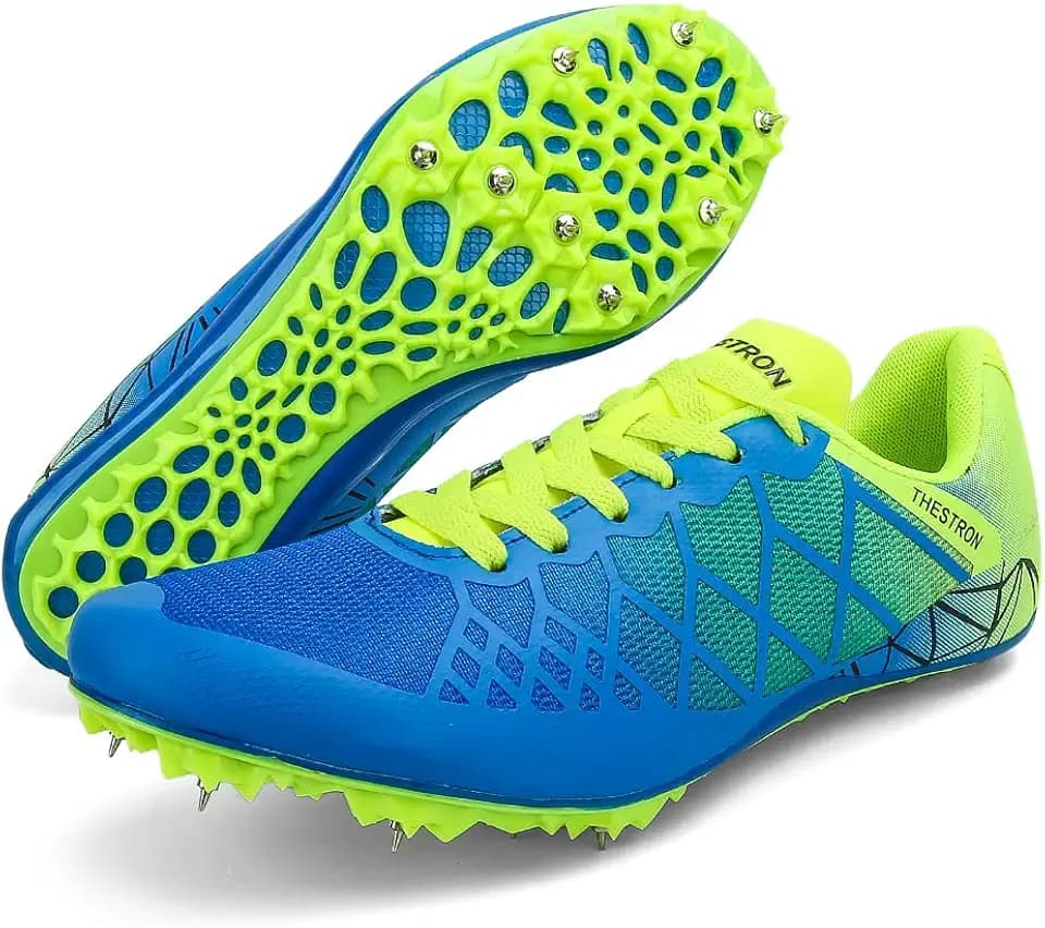 Mens Womens Boys Girls Spikes Athletics Racing Running Shoes Track and Field Sneaker …