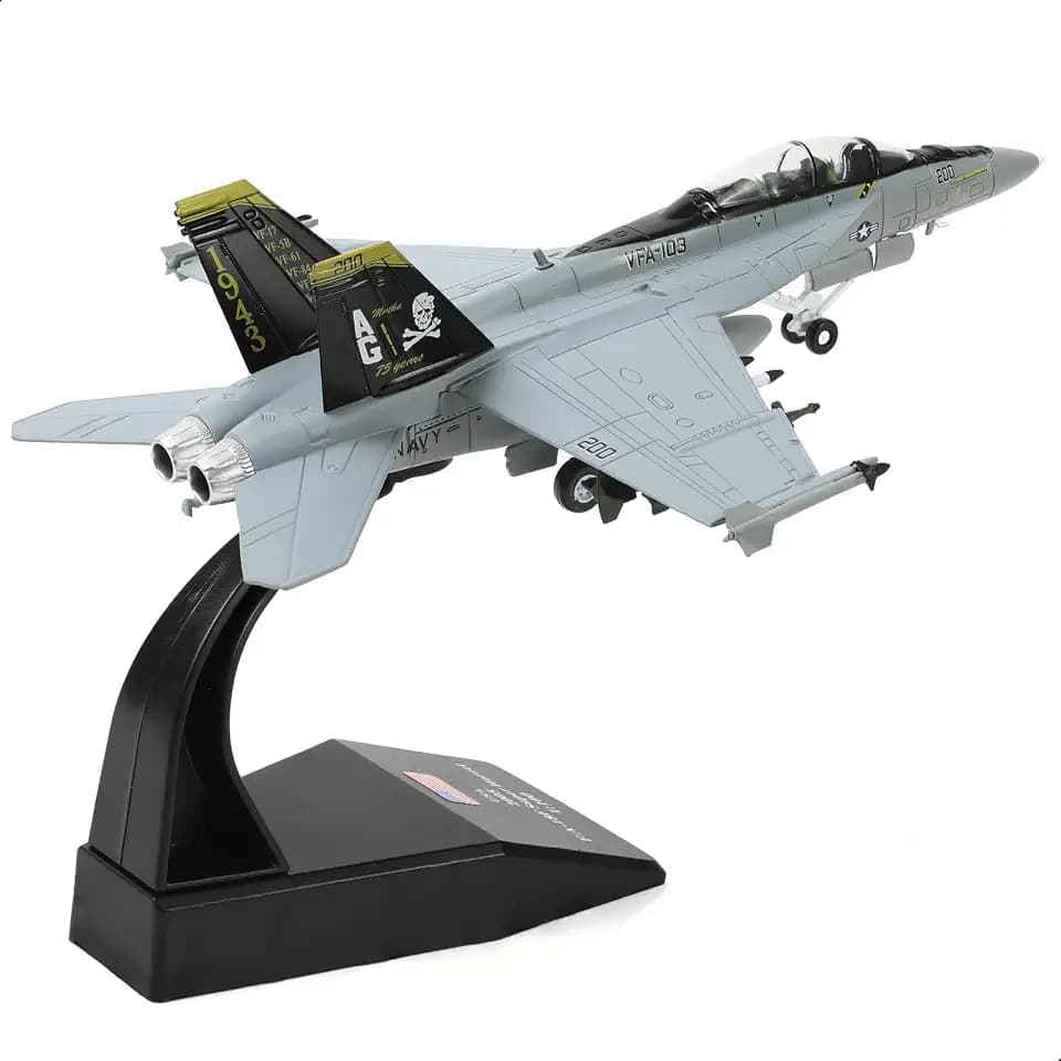 NUOTIE 1/100 F/A-18 Super Hornet Fighter Jet Alloy Diecast Model
