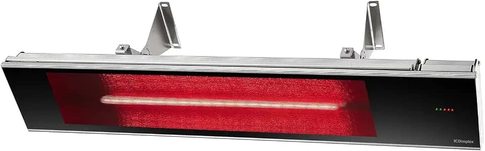 Dimplex DIR Wall/Ceiling Infrared Patio Heater - 1800W - Black, 240V
